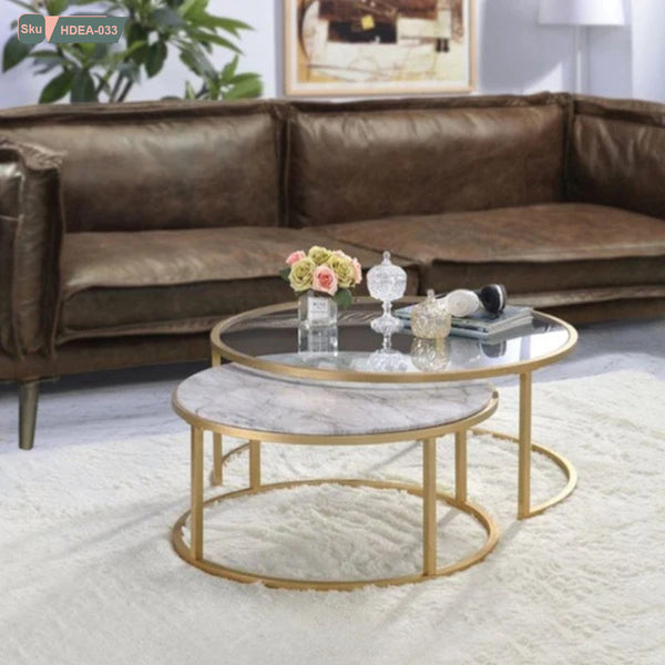 Thermal Paint Metal Steel Coffee Table - HDEA-033