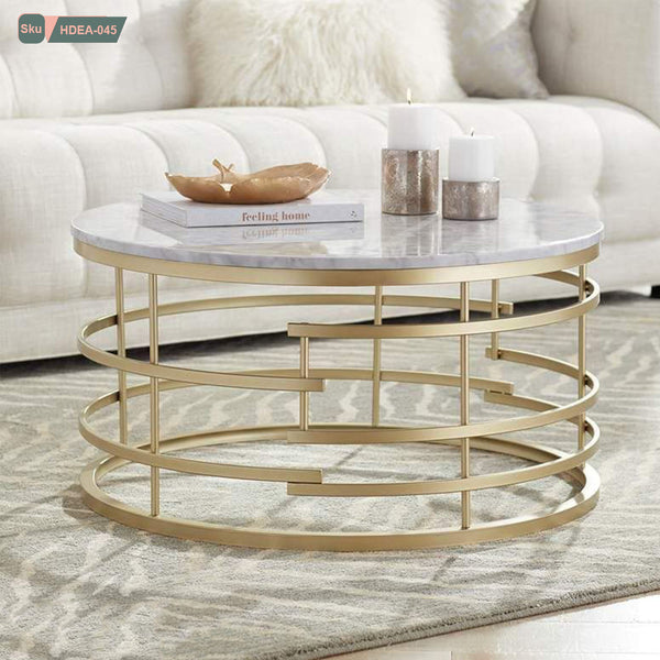 Thermal Paint Metal Steel Coffee Table - HDEA-045