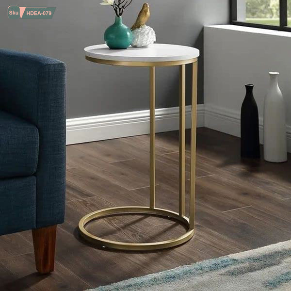 Side Table, Metal Steel, Thermal Paint - HDEA-079