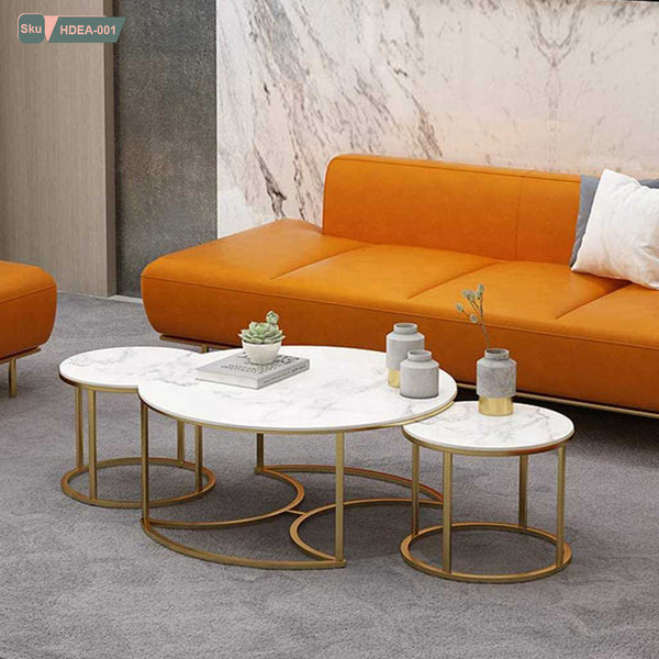 Thermal Paint Metal Steel Coffee Table - HDEA-001