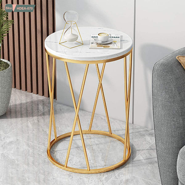 Side Table, Metal Steel, Thermal Paint - HDEA-070