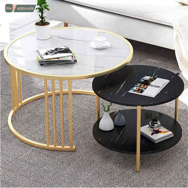 Thermal Paint Metal Steel Coffee Table - HDEA-009