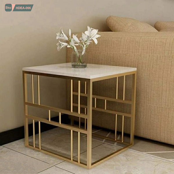 Side Table, Metal Steel, Thermal Paint - HDEA-066