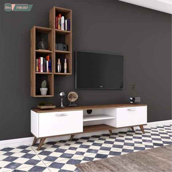 TV table with two pieces of high-quality MDF wood - ITM-007