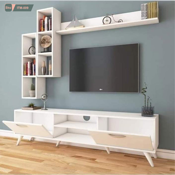 TV table with three pieces of high-quality MDF wood - ITM-009