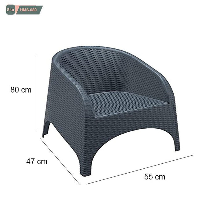 كرسي بلاستيك - HMS-080 - هوم ديكوريا