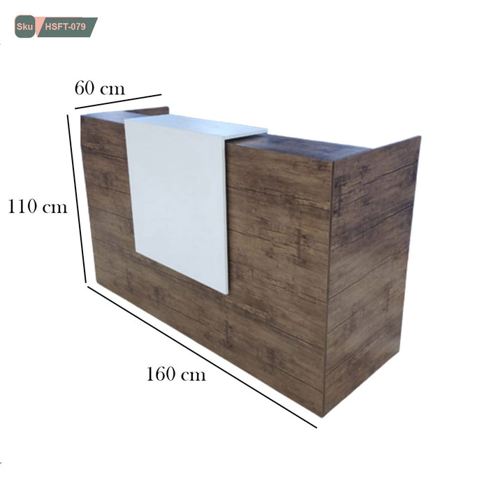 مكتب استقبال خشب ام دي اف عالي الجودة - HSFT-079 - هوم ديكوريا