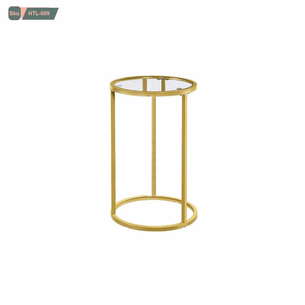 Metal side table with thermal paint against rust - HTL-009