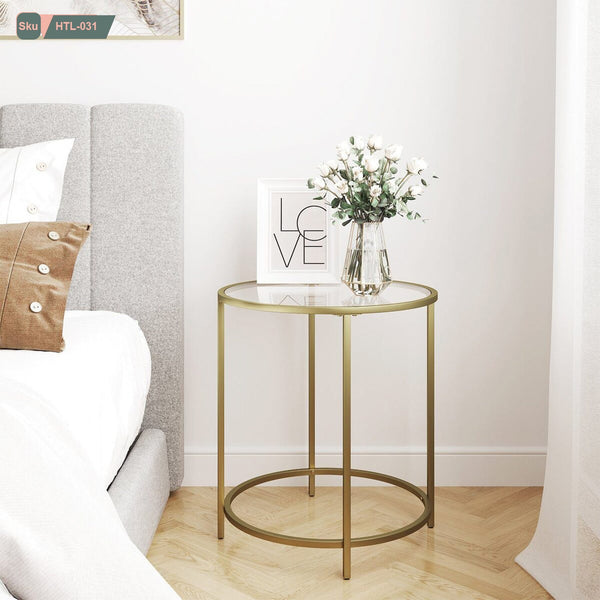 Metal side table with thermal paint against rust - HTL-031