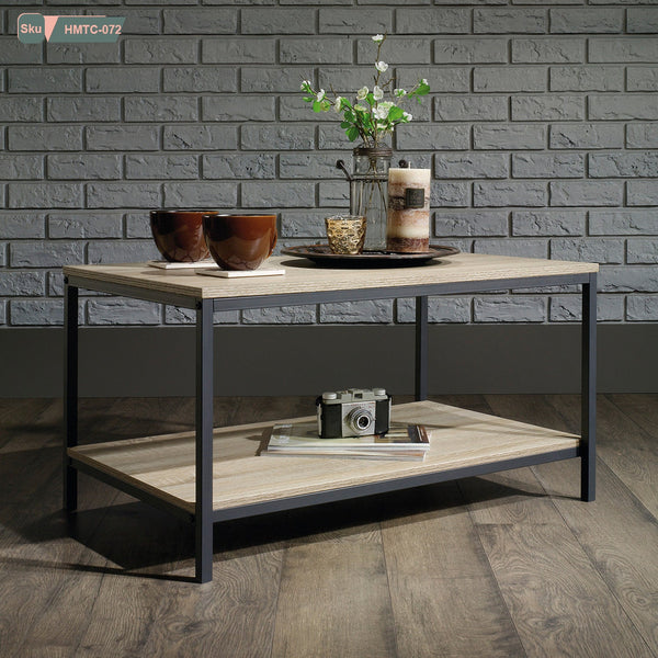 Iron and Melamine Wood Coffee Table - HMTC-072