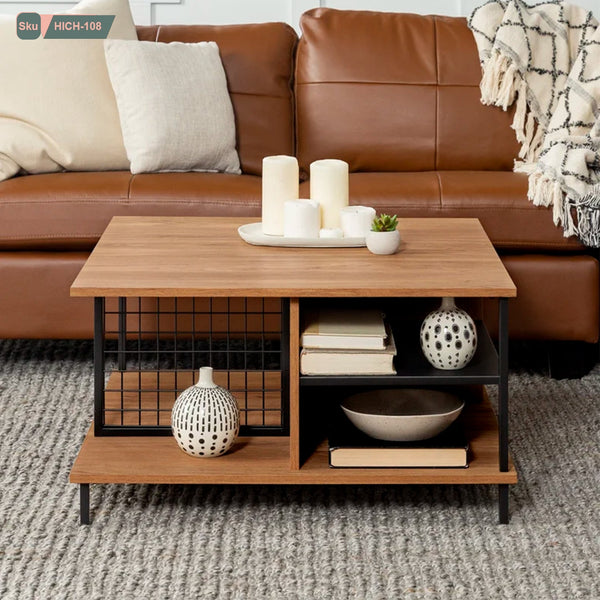 High quality MDF wood coffee table - HICH-108