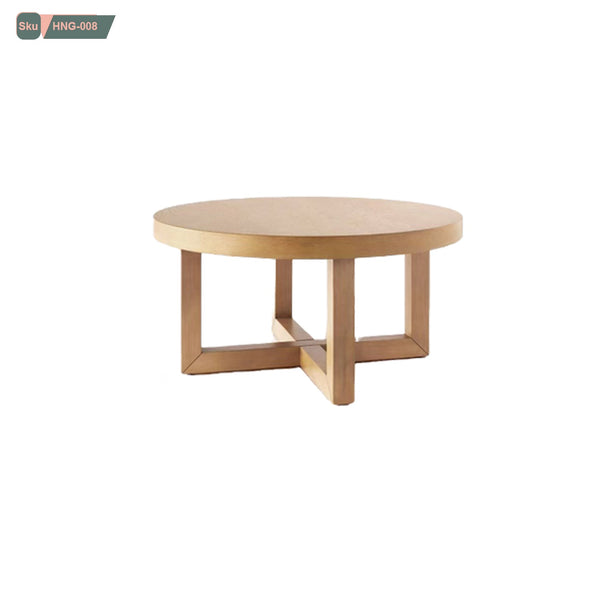 Natural wood coffee table - HNG-008