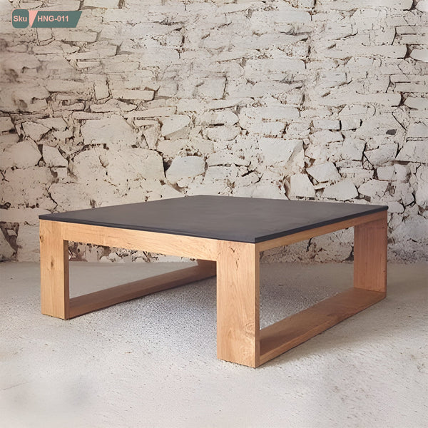 Natural wood coffee table - HNG-011