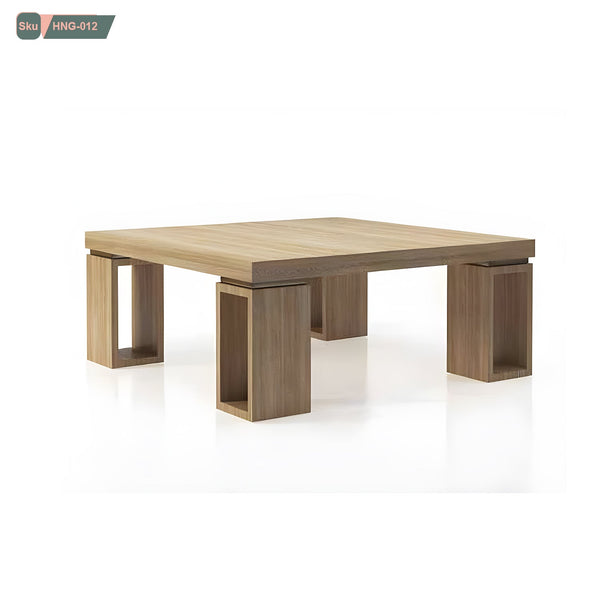 Natural wood coffee table - HNG-012