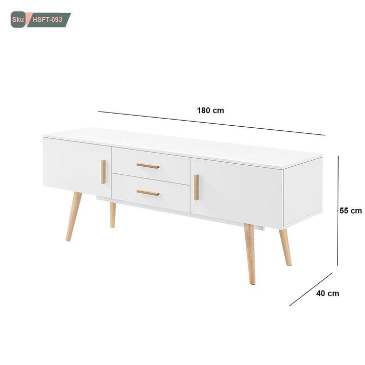 ترابيزة تليفزيون خشب ام دي اف عالي الجودة - HSFT-093 - هوم ديكوريا