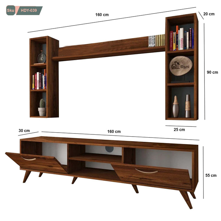 ترابيزة تليفزيون خشب MDF عالي الجودة - HDY-039 - هوم ديكوريا